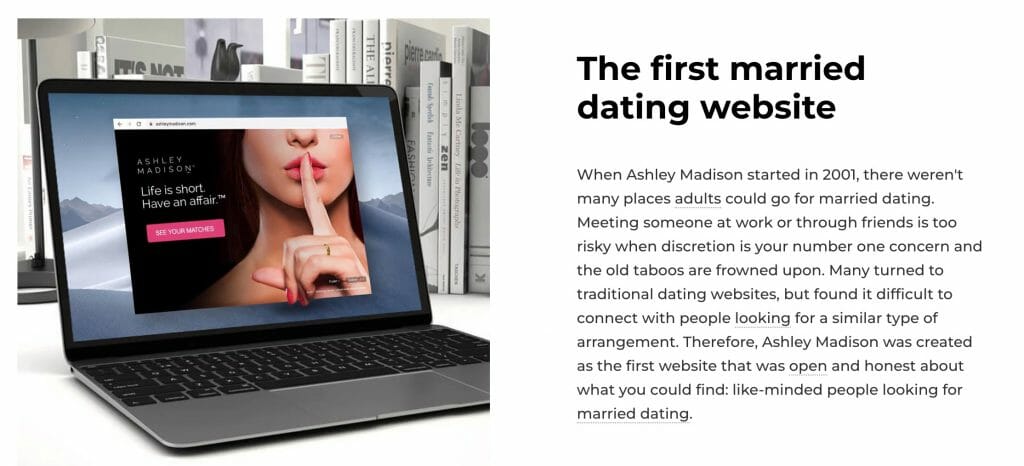 Ashley Madison dating website