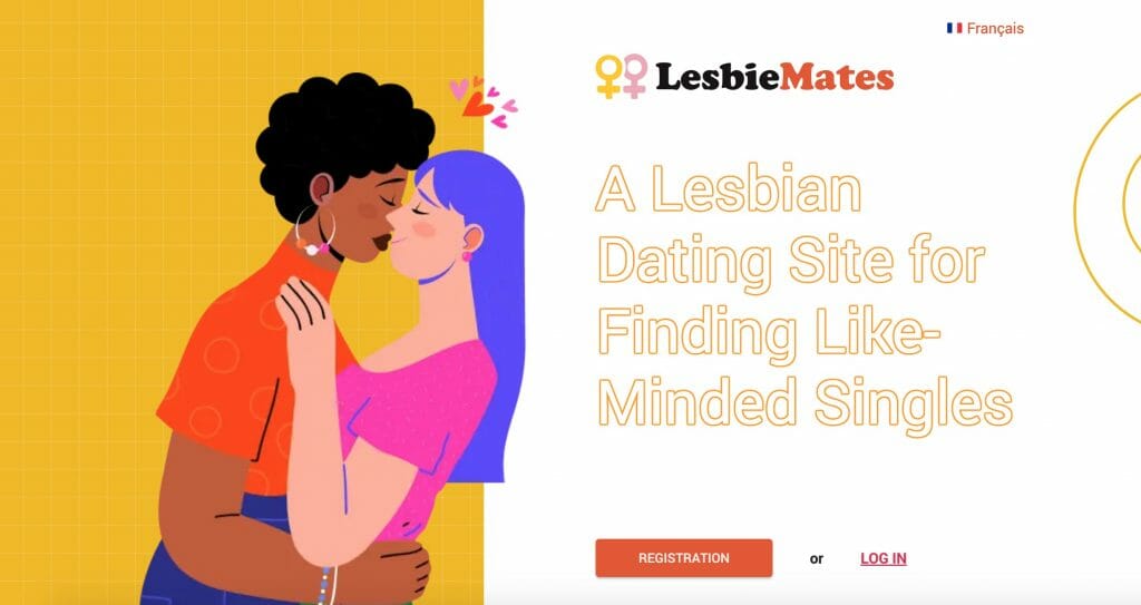 LesbieMates main page