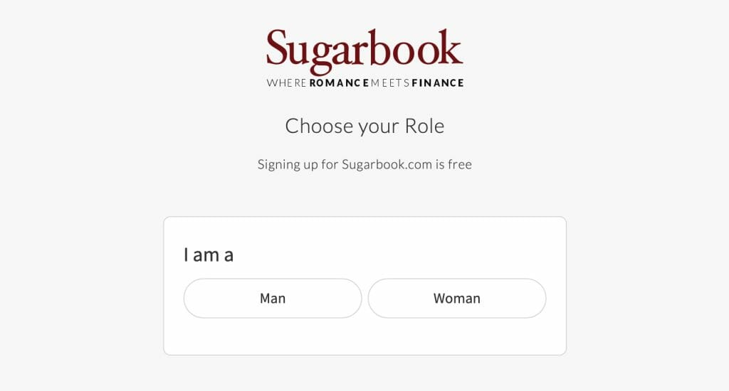 Sugarbook create account