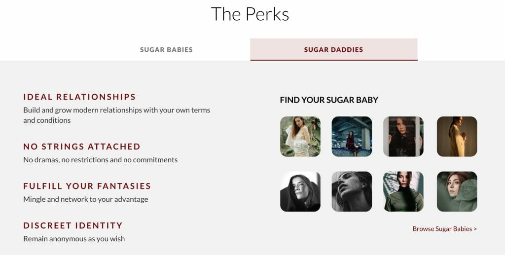 Sugarbook the perks sugar daddies
