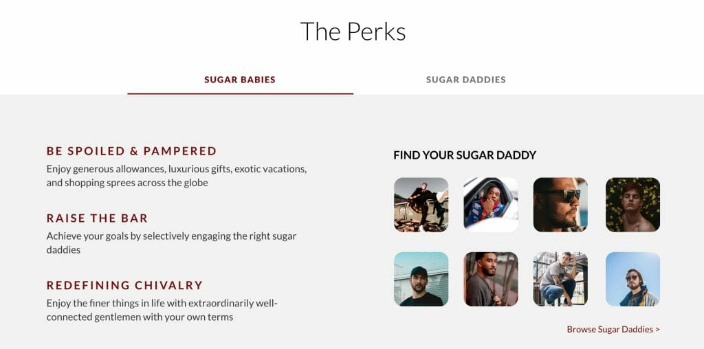 Sugarbook the perks sugar babies